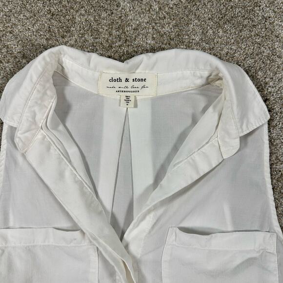 Anthropologie Cloth and Stone Sleeveless Button Down - Picture 3 of 8